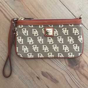 Dooney & Bourke signature wristlet